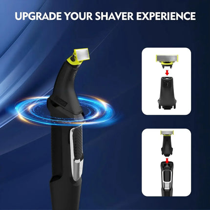 One Blade Shaver Replacement Blades Compatible with Norelco Multigroom 3000 5000 7000 9000 Series Electric Beard Trimmer
