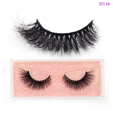 LEHUAMAO 3D Mink Lashes Makeup Eyelashes Fluffy Natural long fake lashes Full stripe reusable False Eyelash Extension 1 Pair