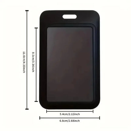 Cute Colorful ID Card Holder Clear Acrylic Star-Shaped Retractable Holder Keychain Design Keychain Holder Campus ID