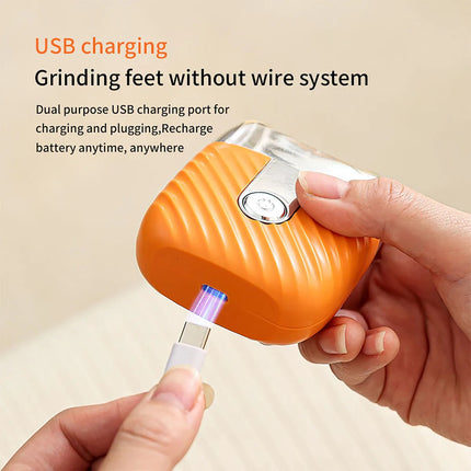 New Model of Fully Automatic Dead Skin and Callus Remover, Pressure-Sensing Pedicure Tool, Portable Smart Electric Foot Grinder