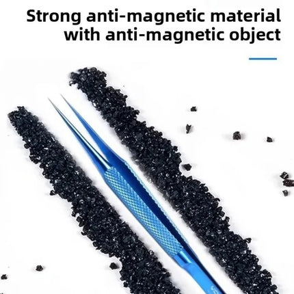 Precise Titanium Alloy Tweezers Professional Phone Repair Tool Fingerprint Flying Wire Tweezers Antimagnetic Electronic Forceps