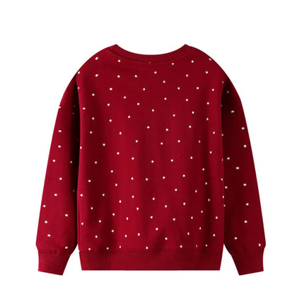 Jumping Meters New Arrival Autumn Winter Boys Girls Sweatshirts Animals Embroidery Cute Children's Clothing Long Sleeve Kids Top