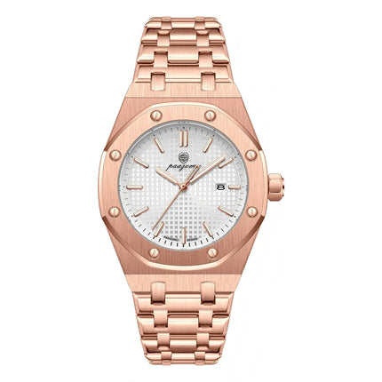 PAAZOMU Luxury Square Men's Quartz Watch Waterproof Luminous Date Men's Watch High Quality Stainless Steel Business Men's Watches