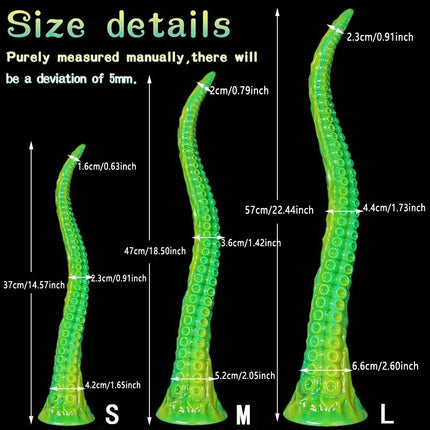 Long Butt Plug Silicone Long Anal Plug Tentacle Dildo Penis With Suction Cup Big Anal Sex Toys Progressive Vaginal Massage