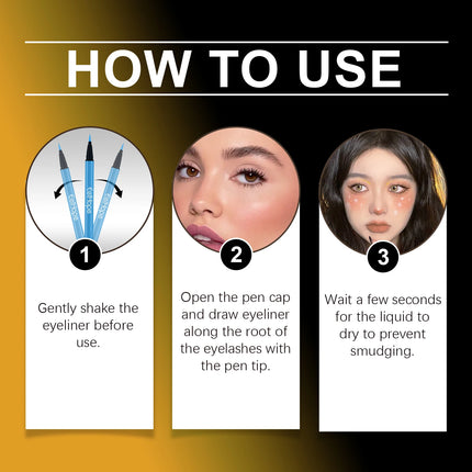 8 Color Christmas Neon UV Luminous Eyeliner Pen Set Glitter Makeup Eye Liner Pencil Tool Waterproof Sweatproof Body Face Makeup