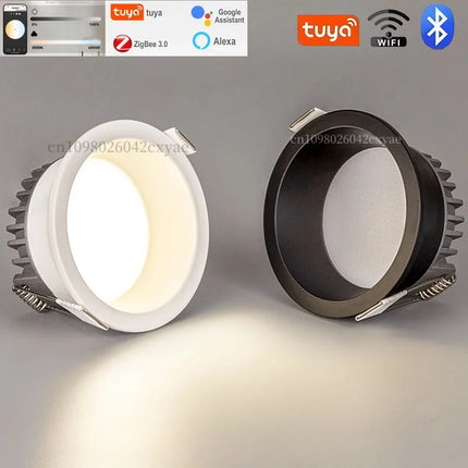 Tuya smart LED downlight sky lantern embedded COB spot light Zigbee 3.0 ceiling light kitchen living room interior lighting bulb