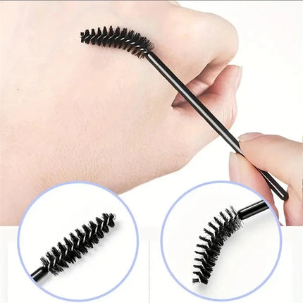 100/200pcs Disposable Eyelash Brushes Lip Brush Applicator Portable Mascara Wands Lash Brushes for Eyelash Extension Makeup Tool