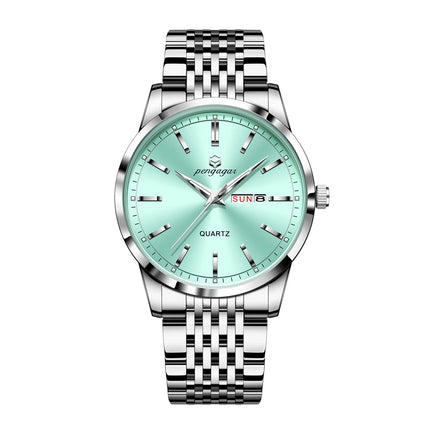 2025 New Top Brand Luxury Men's Wristwatch Waterproof Luminous Date Men's Watches Stainless Steel Quartz 43mm Men's Watch Male Watch