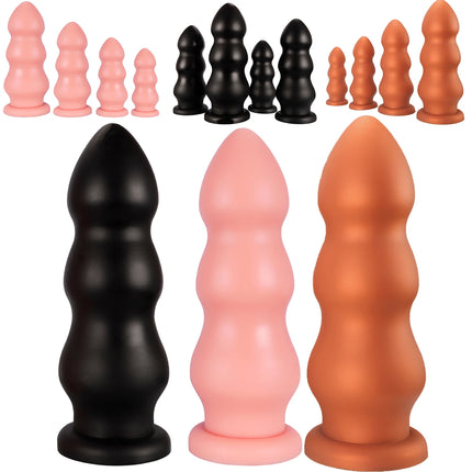 Huge Anal Beads Suction Cup Large Butt Plug Fisting Anal Toys Prostate Massager Anal Dilator Trainer Anas Sex Toys For Men Women