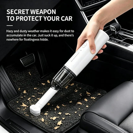 Portable Handheld Vacuum Cleaner, Strong Suction Rechargeable Mini Vacuum for Home & Car Use