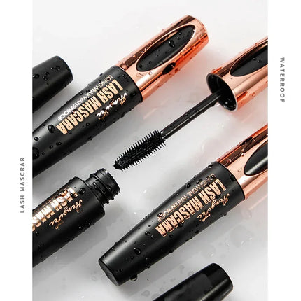 Waterproof Anti-sweat Mascara Lengthens Eyelashes Extension Black Thick Eye Lashes Makeup Cosmetic Makeup Brushes Eye