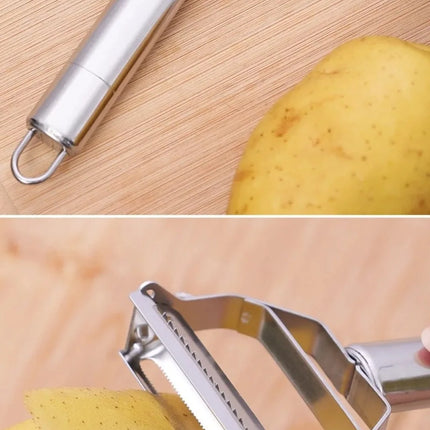 1pc Kitchen Vegetables Fruit Peeler Vegetable Slicer High Quality Stainless Steel Potato Cucumber Carrot Grater Julienne Peeler