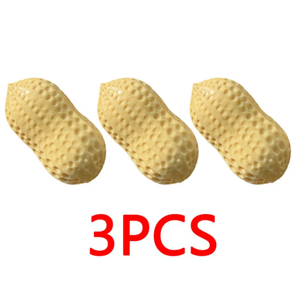 11CM Peanut Stress Ball Crunchy Squeeze Ball Squishy Toy Buttery-Soft Feel Fidget Toy ASMR Sensory Anti Stress Toys Slow Rebound