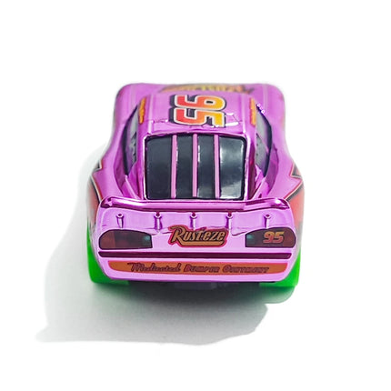 Disney Pixar Cars 95 Pink Lightning McQueen Cartoon Model Car 1:55 Metal Die Casting Racing Toys Children's Toys Birthday Gifts