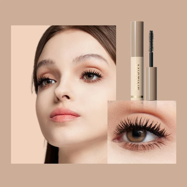 Mistine Waterproof Mascara Volume and Length 2g Curling Lifting No Clump Smudge-Proof Black Cruelty Free & Vegan Mascara