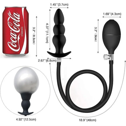 Adult Toys G spot Expansion Stimulate Sex Tool Inflatable Anal Butt Plug Dilator Big Dildo Insertion Male Prostate Toy Massager