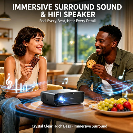 4K UHD Video projector 4000 ANSI Offcial Netflix Google TV Android 14 Beamer Native 1080P wifi auto focus TOF Movie Home Theater