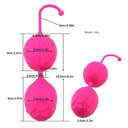 Safe Silicone Smart Ball Vibrator Kegel Balls Ben Wa Ball Vagina Tighten Exercise Machine Sex Toys for Women Vaginal Geisha Ball
