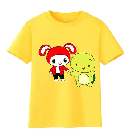 Kids Maizen JJ and Mikey T Shirt  Boys 100% Cotton Cartoon Tee Girls YouTube YouTuber Printed Top Wish Asha Children Clothes