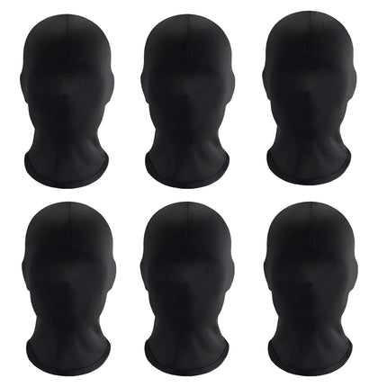 Non Hole Full Face Mask All-round Protection Wind-Protection Balaclava Hat Breathable High Elasticity Headgear for Men and Women