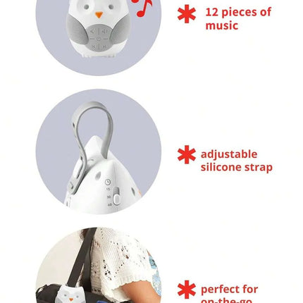 Portable Sleep Sound Toddler White Noise Machine Soothing Music Player Sleep Home for Baby Room Stroller Lullaby boys Girls Gift