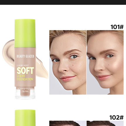 Flawless All Day: 8 Color Waterproof Concealer Foundation For Women Makeup Full Coverage Long Lasting Moisturizing