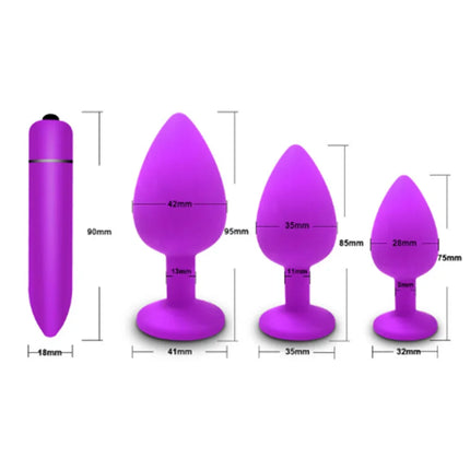 Soft Silicone Anal Butt Plug Unisex Sex Toys Men Prostate Massager Adult Gay Ass Stuffed Anal Trainer Massager for Couples