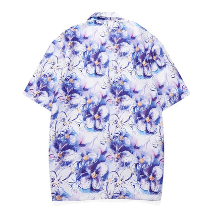 Fashion Mens Hawaiian Shirt Male Casual Colorful Printed Beach Aloha Shirts Short Sleeve Plus Size 5XL Camisa Hawaiana Hombre