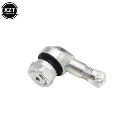 1PCS Aluminum Alloy Valve Motorcycle Rim 90 Degree Angle Motorcycle Wheel Tire Tubeless Valve Stems For Rim Wheel Parts