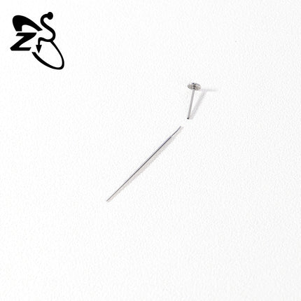 ZS 1 Piece G23 Titanium Curved Taper Insertion Pin Tool Internal Thread Piercing Kit For Tragus Helix Lip Nose Piercing Jewelry