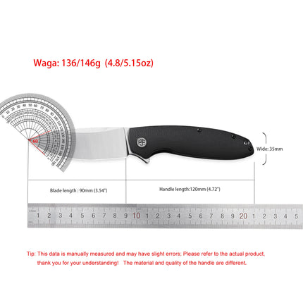 Petrified Fish PFB01 Folding Knife D2 Steel G10 Handle Ceramic Bearing Multi-tool Fish Knife Outdoor Camping Pocket Hand Tool