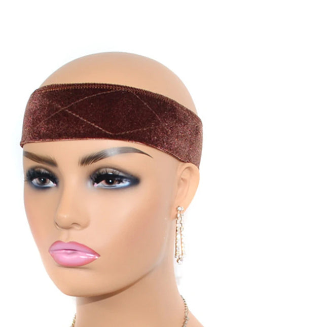 1PC Adjustable Wig Grip Band for Lace Front, No-slip Velvet Wig Grip Headbands for Women Keeping Wigs in Place