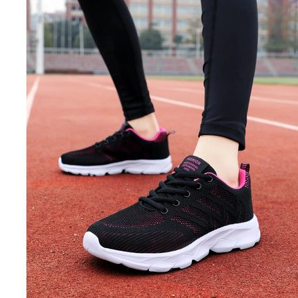 New Sneakers Women Casual Shoes Fashion Breathable Walking Mesh Flat Shoes Women 2024 Tenis Feminino White Ladies sports Shoes