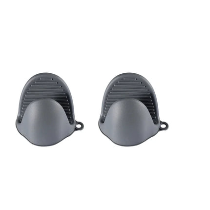 1/2-Piece Heat-Insulating Silicone Clip Anti-Slip Gloves Pot Pad Cooking Baking Oven Heat-Insulating Gloves
