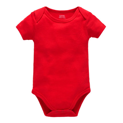 High Quality Baby Rompers Boys Clothing Muslin Blank Bodysuit Girls Pink Plain Colors Jumpsuit One piece Infant Products 0-24M