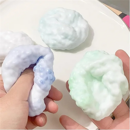 Shapeable Vacuum Grape Squishy Sand Stress Ball Squeeze Stress Anxiety Relief Sensory Fidget Toy Soothing Decompression Toy
