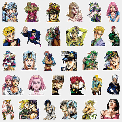 10/40/82PCS Hot Anime JoJo's Bizarre Adventure Cool Personality Creative Decorative Graffiti Stickers DIY Motorcycle Skateboard