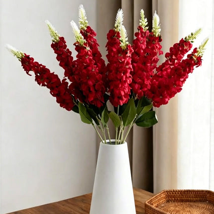 5pcs Artificial Flowers Shyacinth Rattan Home Living Room Wedding Celebration Outdoor Garden Wall Gift Box Decor Diy Accessories