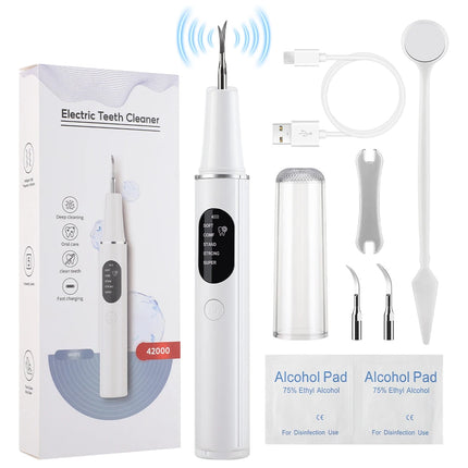 Electric Ultrasonic Dental Scaler 5 Modes Calculus Oral Tartar Remover Tooth Stain Cleaner Teeth Whitening Oral Care
