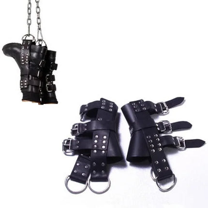 Special Hang Tools Leather Hand Wrister Feet Ankle Suspend Belt Device Bondage Restraint Binding Straps Binder Sex Games Toy