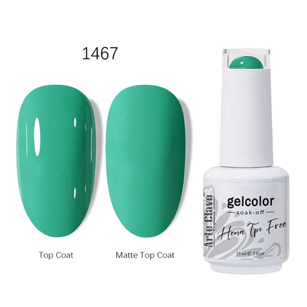 Arte Clavo HEMA TPO FREE Gel Nail Polish 15ML Long Lasting For Manicure Semi Permanent Nail Art UV LED Gel Varnish Nail Supplies