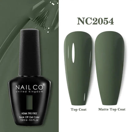 NAILCO 15ml Red Color Series Gel Varnish Coffee Gel Nail Polish Maximalism Reddish Gellak Design Brown Lacquer Nail Art Manicure