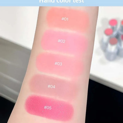 Smooth Blush Stick Expansive Color Natural Long Lasting Matte Makeup Monochrome Creamy Rouge Face Lip Makeup Stick