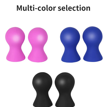 2PCS Silicone Nipple Sucker Pump Breast Massager Sex Toys For Women Nipple Clamps Clitoris Stimulator Sexy Games For Couples