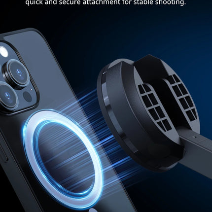 Ulanzi MT-84 1.53m Magnetic Tripod 360° Rotation 10m Remote Control Smartphone Extension Tripod for Selfie Live Streaming Vlog