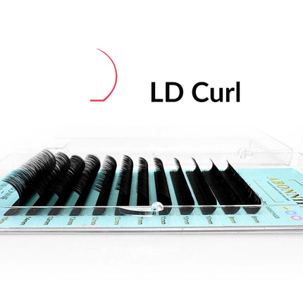 Abonnie LB LJ Curl Cashmere Classic Eyelashes Extensions Mixed Tray LB Curl Eyelashes