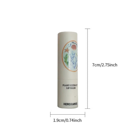 Sea Shell Shaped Lip Balm Clear Blue Moisturizing Hydrating Oil Reduce Lip Lines Remove Dead Skin Transparent Mask Lip Care