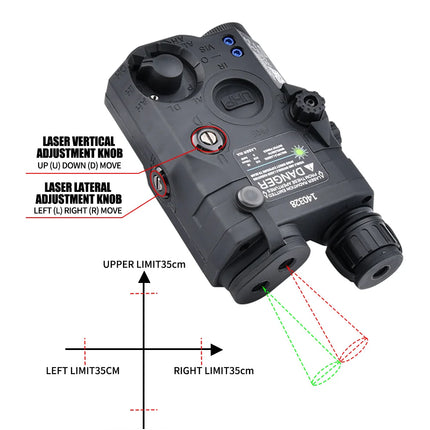 PEQ15 PEQ UHP Surefire M300 M600 Red Green Blue Nylon Flashlight LED Strobe laser AXON Dual Pressure Switch Accessories