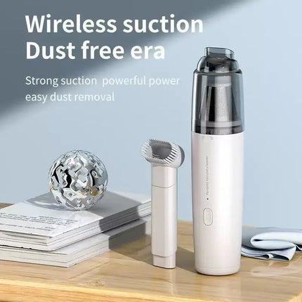 Mini Handheld Vacuum Cleaner Car Use Wireless Charging High Power Portable Fungus Eliminator for Home And Car Interior Cleaning