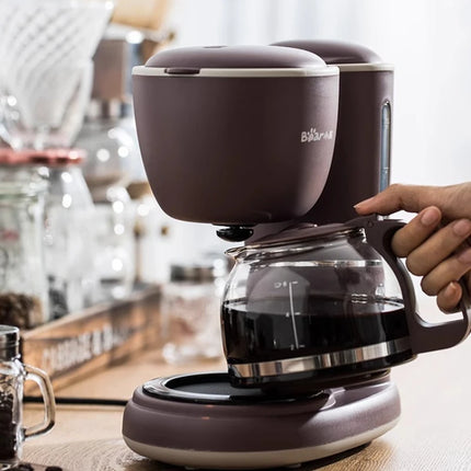 Coffee machine household small fully automatic office all-in-one machine drip tea maker American coffee pot